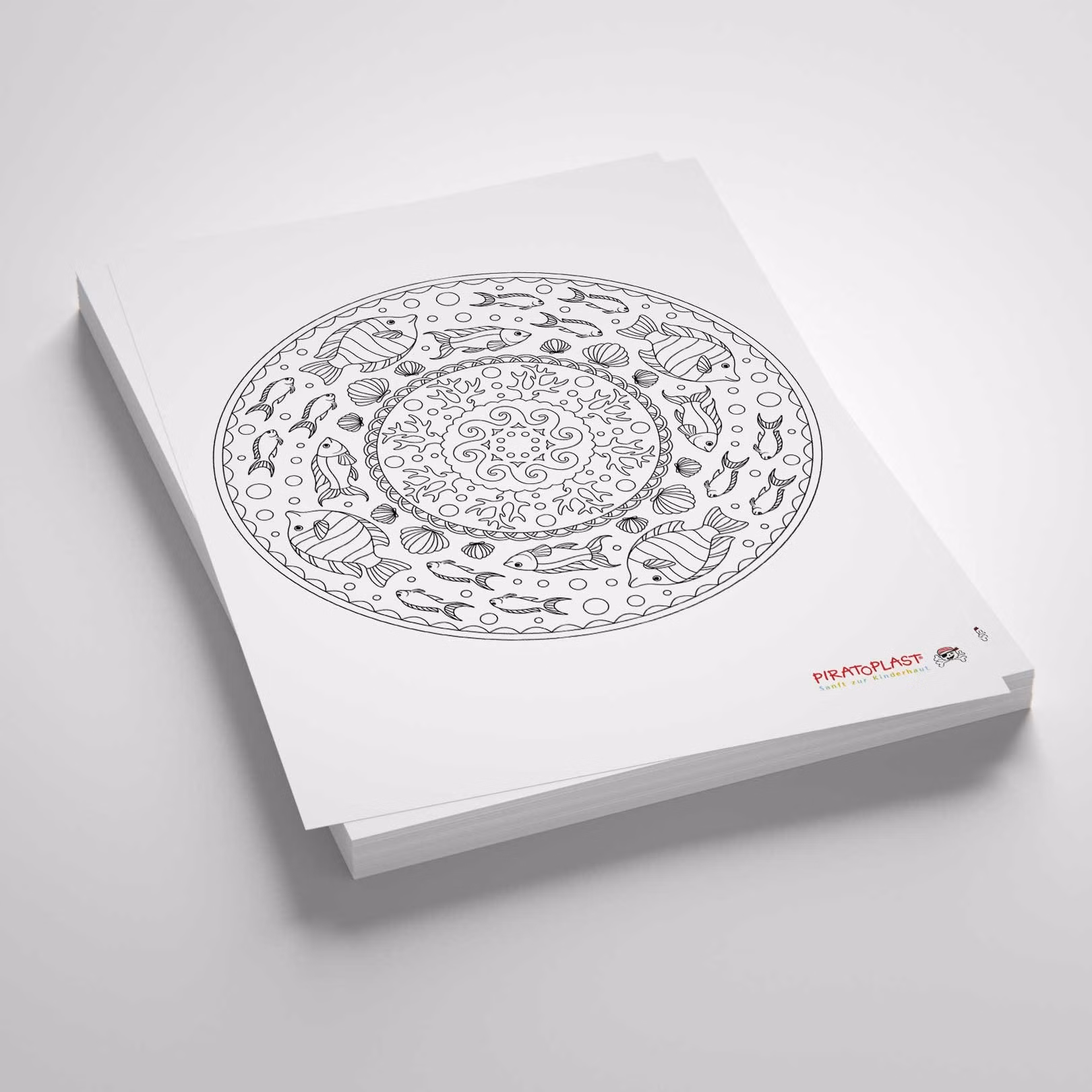 Mandala Motiv Fische