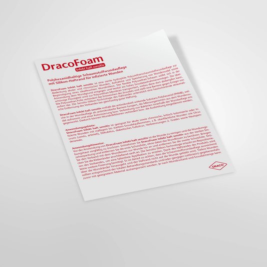 Vorschau Gebrauchsanweisung DracoFoam Infekt haft sensitiv