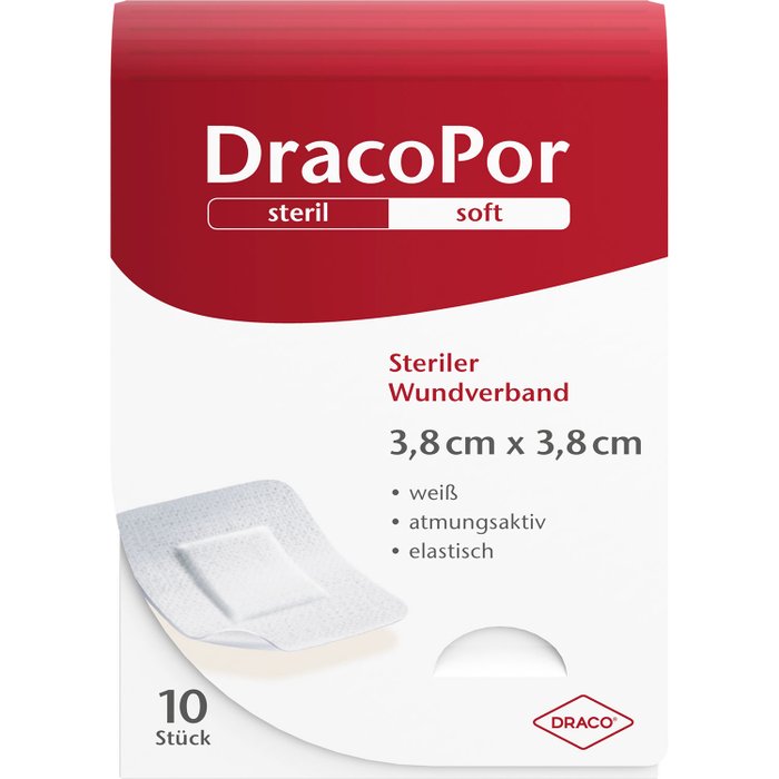 DracoPor Steril Soft 3,8cmx3,8cm