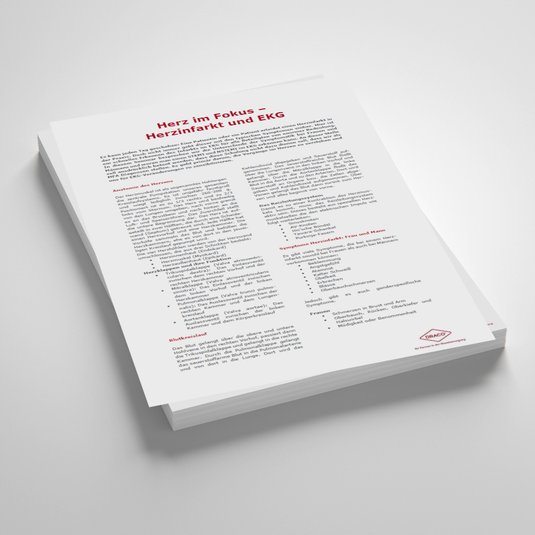 Vorschaubild Draco Handout: Herz im Fokus – Herzinfarkt und EKG