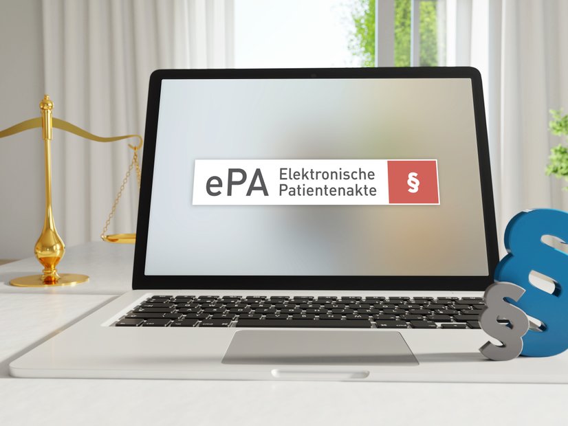 Computer, Elektronische Patientenakte ePa, Symbolbild