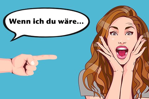 Wenn ich du wäre Cartoon