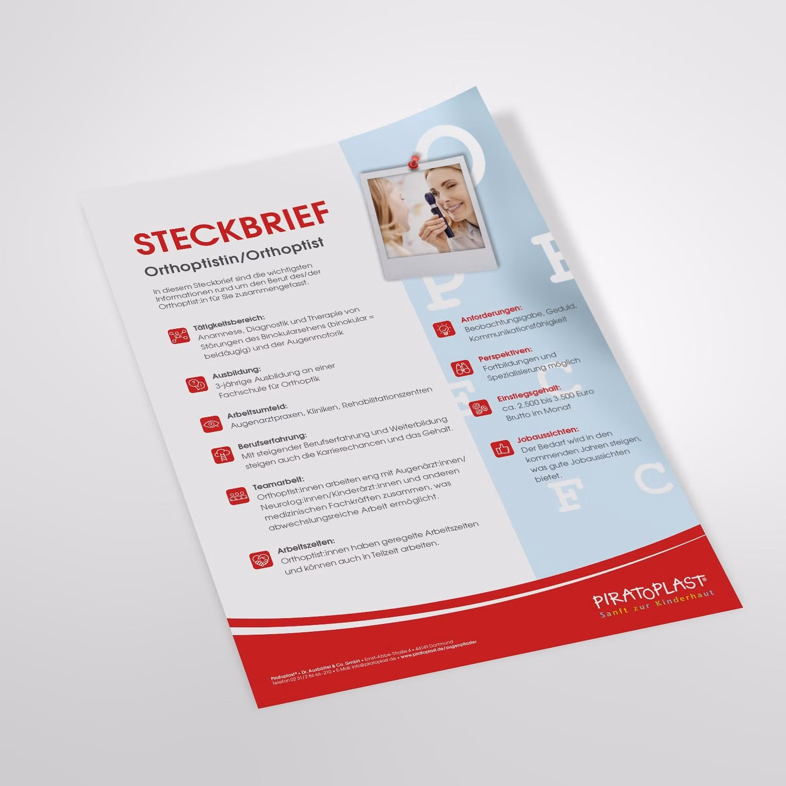 Steckbrief Orthoptistin