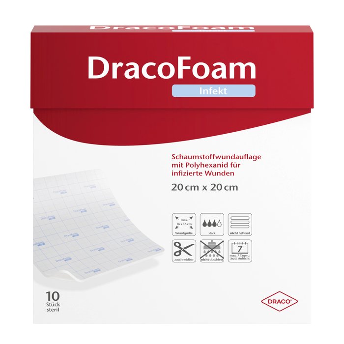 DracoFoam Infekt 20x20cm, Packshot