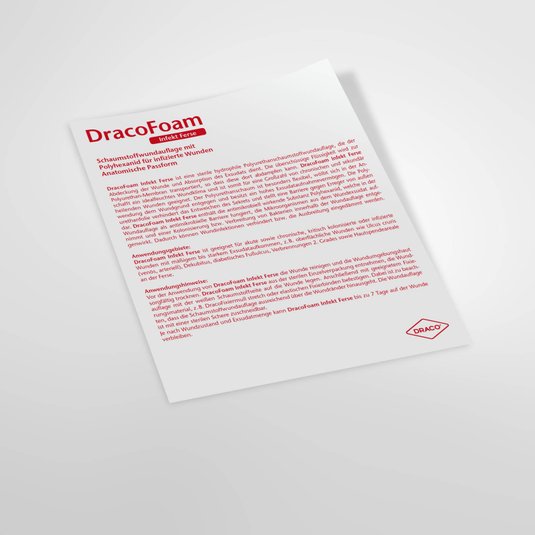 Vorschau Gebrauchsanweisung DracoFoam Infekt Ferse