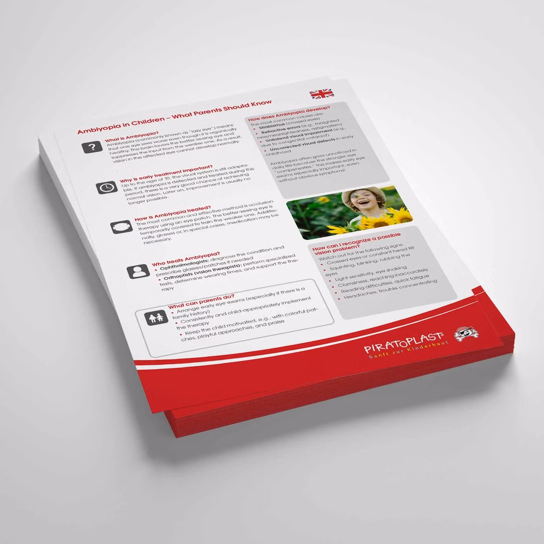 Infoblatt Amblyopie - Englisch