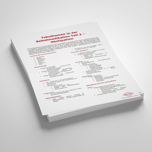 Vorschau Draco Handout Mediathek Tabuthema in der Selbstmedikation Teil 2