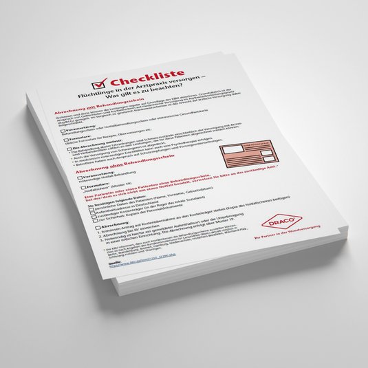 Vorschau Draco Checkliste Abrechenbarkeit Geflüchtete