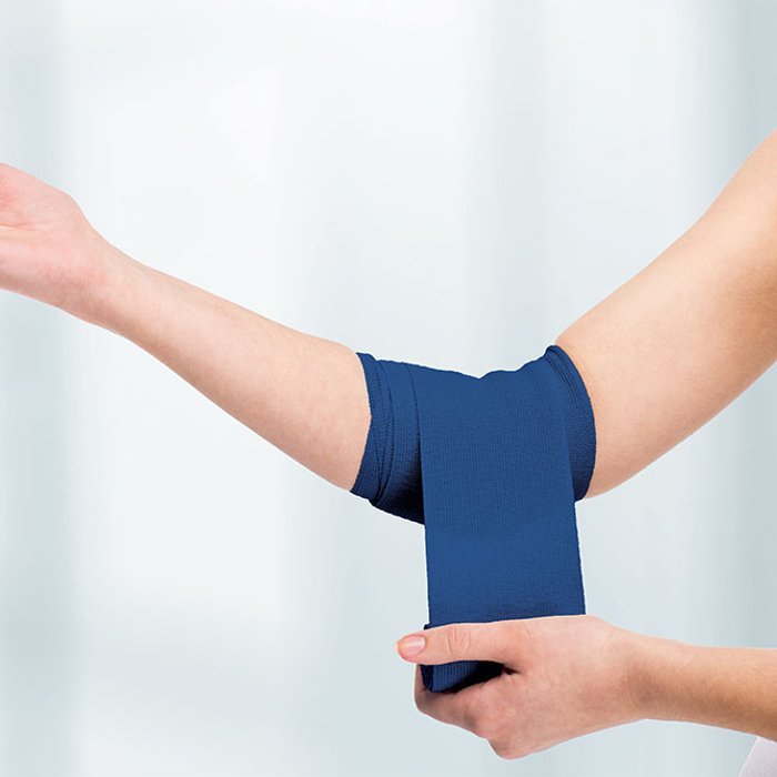 DracoElfi haft color, Fixierbinde Anwendung am Arm