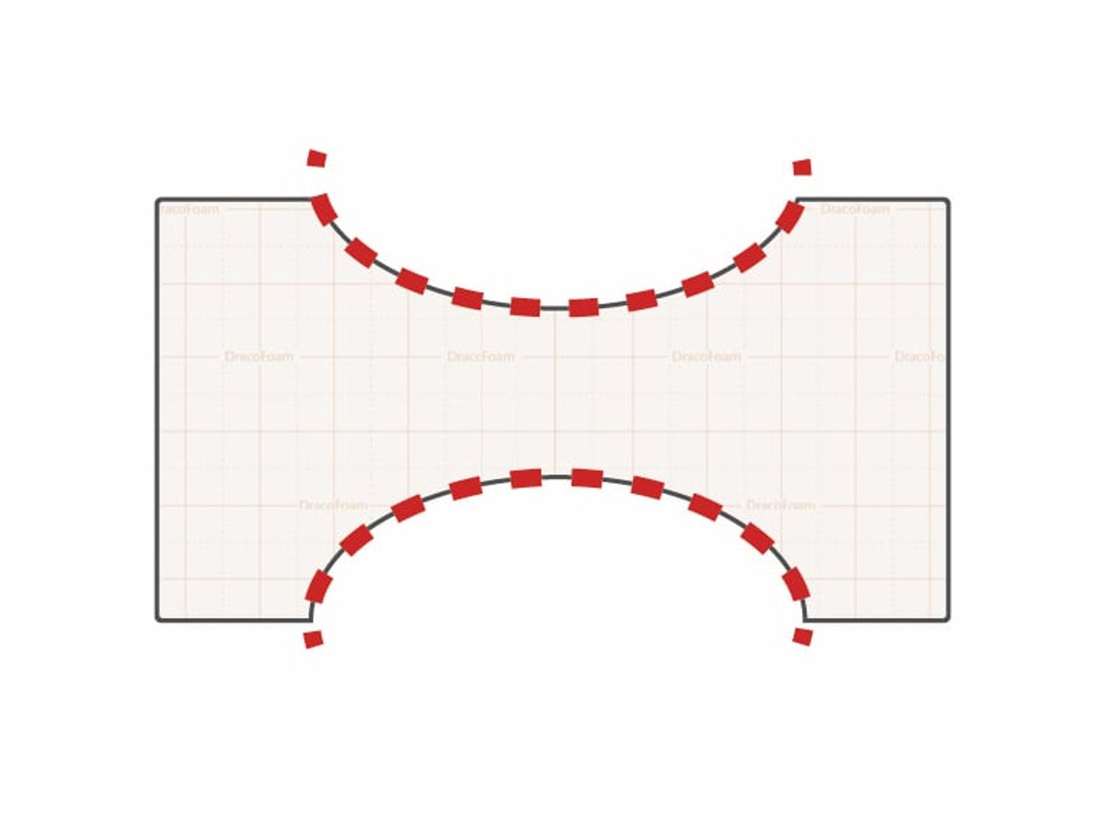 Wundauflage, Zuschnitt Zehenzwischenraum