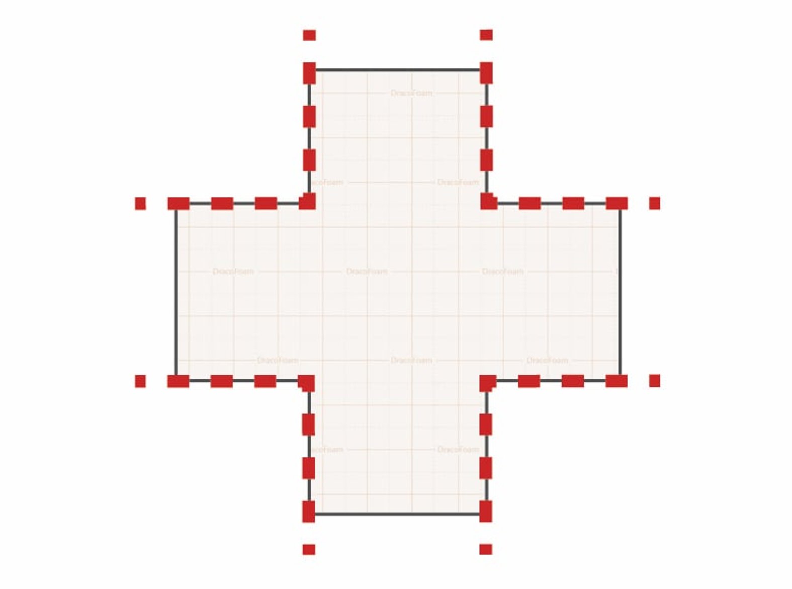 Achsel-Zuschnitt einer Wundauflage