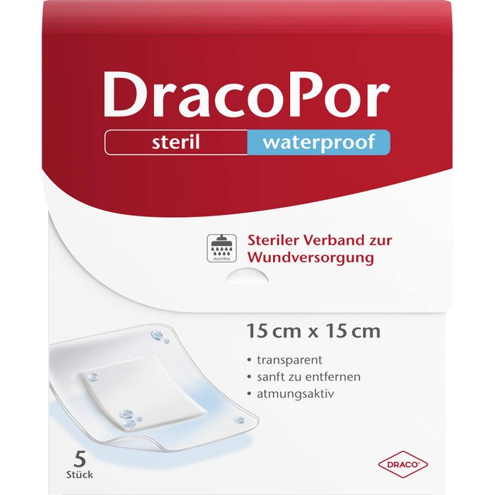 DracoPor Steril Waterproof 15cmx15cm