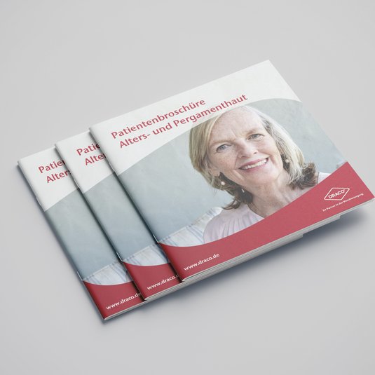 Vorschaubild Draco Patientenbroschuere Alters- und Pergamenthaut