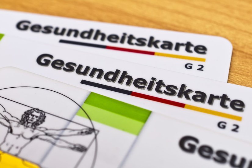 Elektronische Gesundheitskarte mit Chip