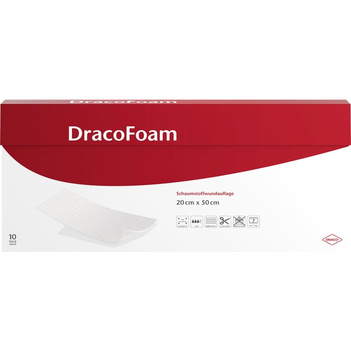 DracoFoam Schaumstoffwundauflage 20x50 cm, Packshot