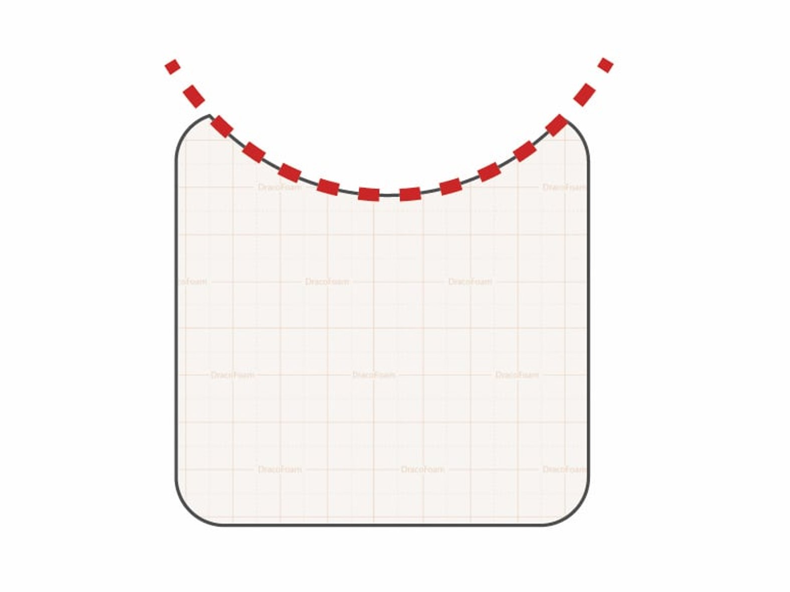 Fußballen, Zuschnitt Wundauflage