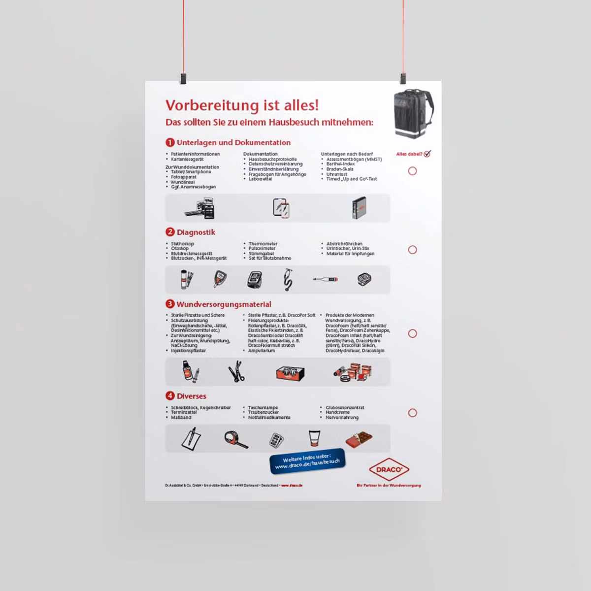 Vorschaubild Draco Checkliste Hausbesuchsrucksack