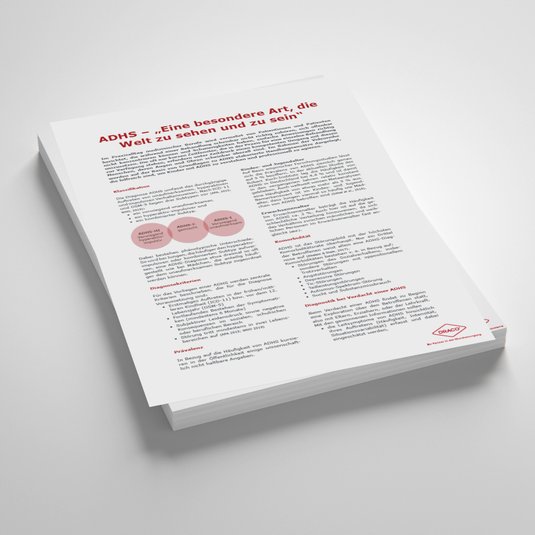 Vorschaubild Handout: ADHS – „Eine besondere Art, die Welt zu sehen und zu sein“