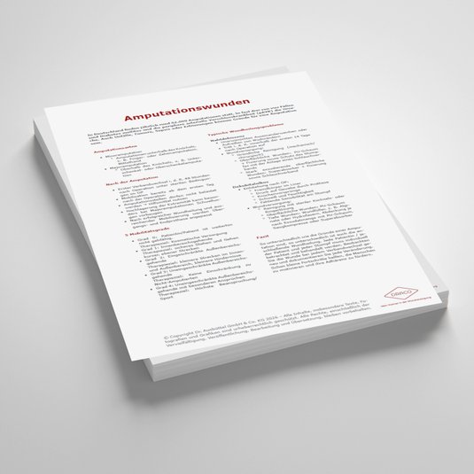 Vorschaubild Handout: Amputationswunden