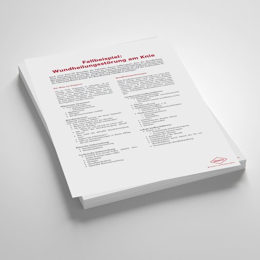 Vorschaubild Handout: Fallbeispiel – Wundheilungsstörung am Knie