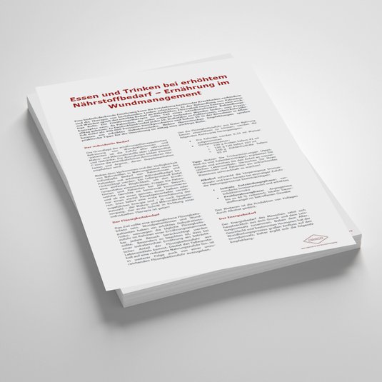 Vorschaubild Handout: Essen und Trinken bei erhöhtem Nährstoffbedarf