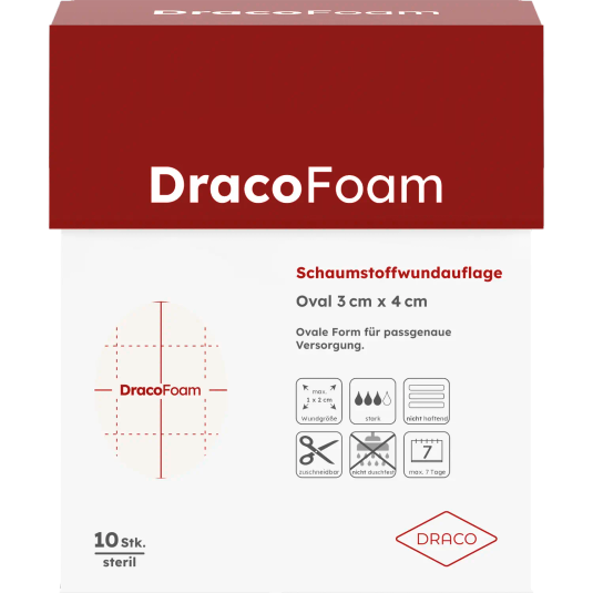 DracoFoam oval 3x4cm Packshot