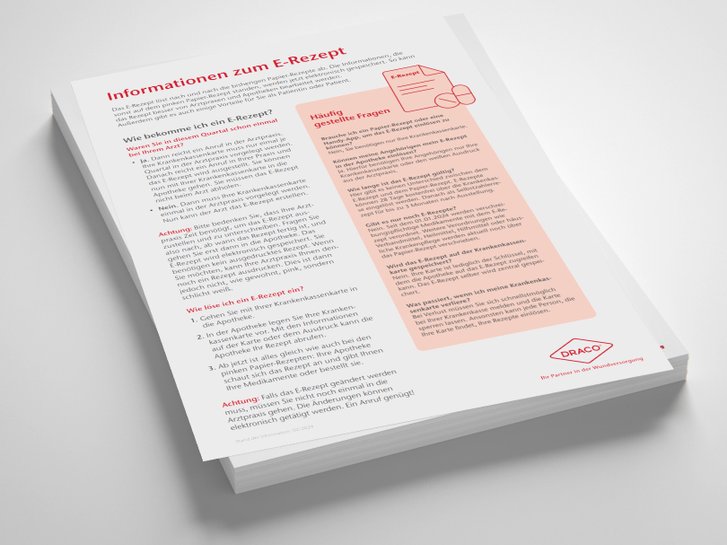 Patienteninformation zum E-Rezept, PDF