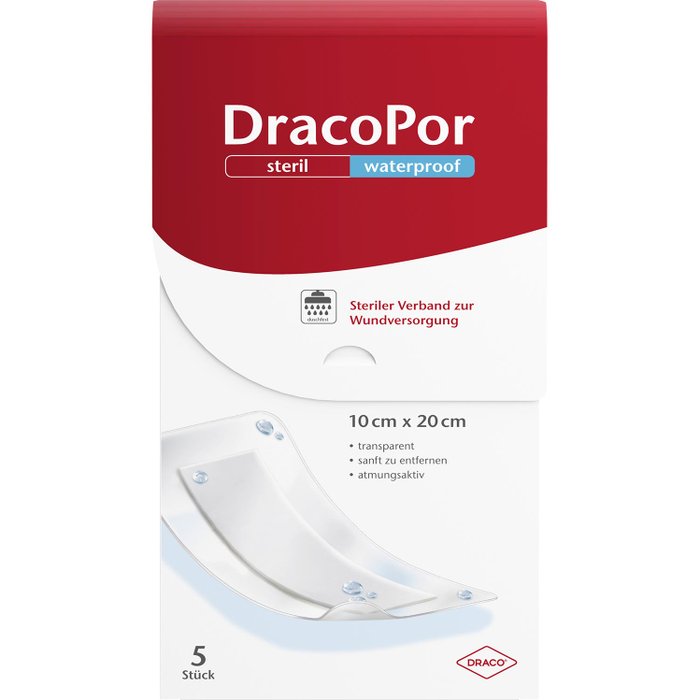 DracoPor Steril Waterproof 10cmx20cm 