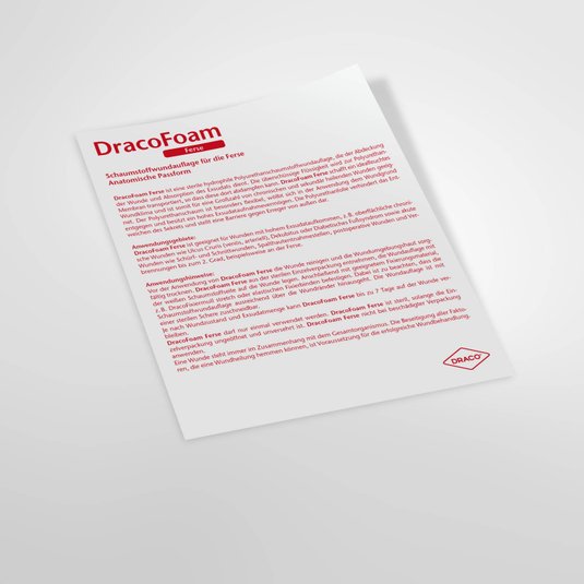 Vorschau Gebrauchsanweisung DracoFoam Ferse