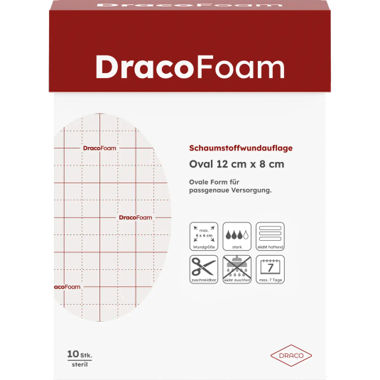 DracoFoam oval 12x8cm Packshot