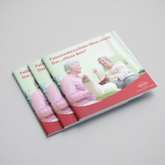 Vorschaubild Draco Patientenbroschuere Ulcus cruris venosum