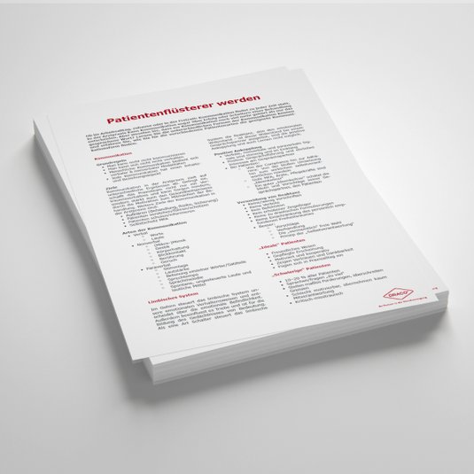 Handout: Patientenflüsterer werden
