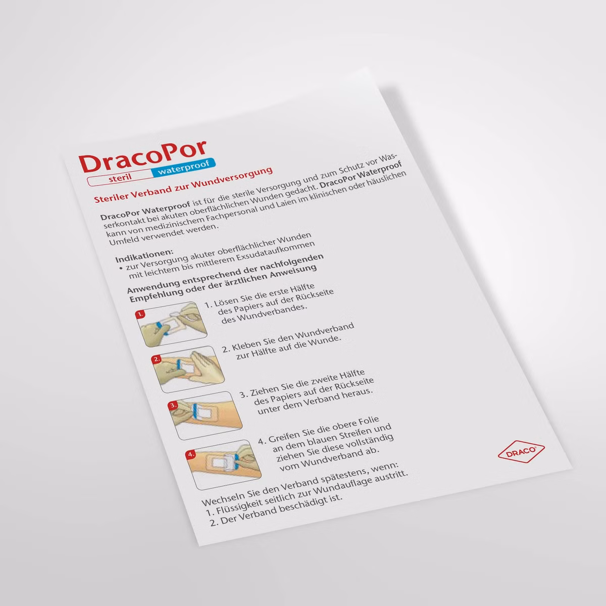 Vorschau Gebrauchsanweisung DracoPor waterproof