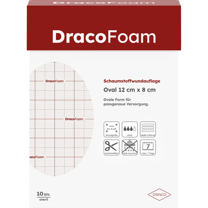 DracoFoam oval 12x8cm Packshot