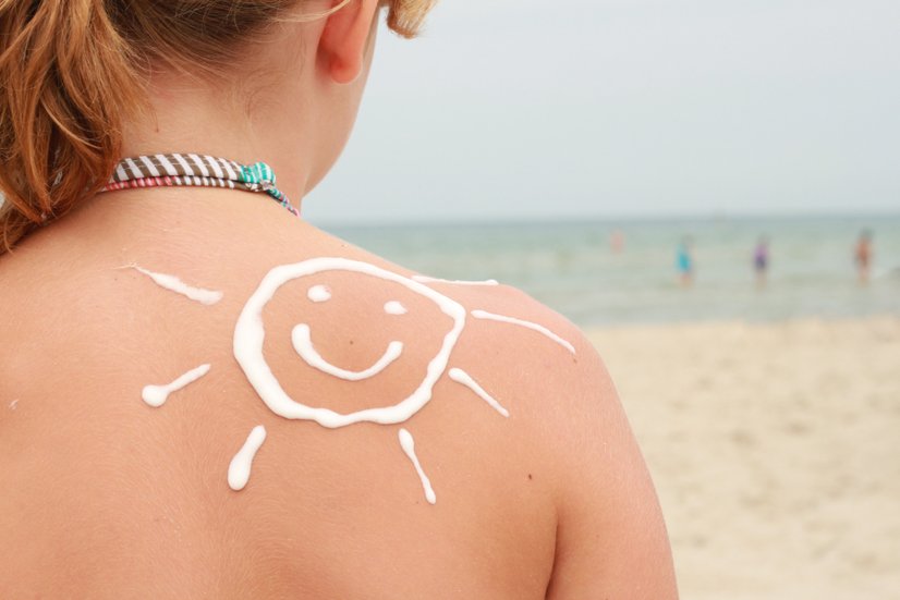 Strand, Sonnencreme