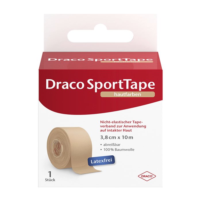 Draco SportTape hautfarben 38mmx10m 