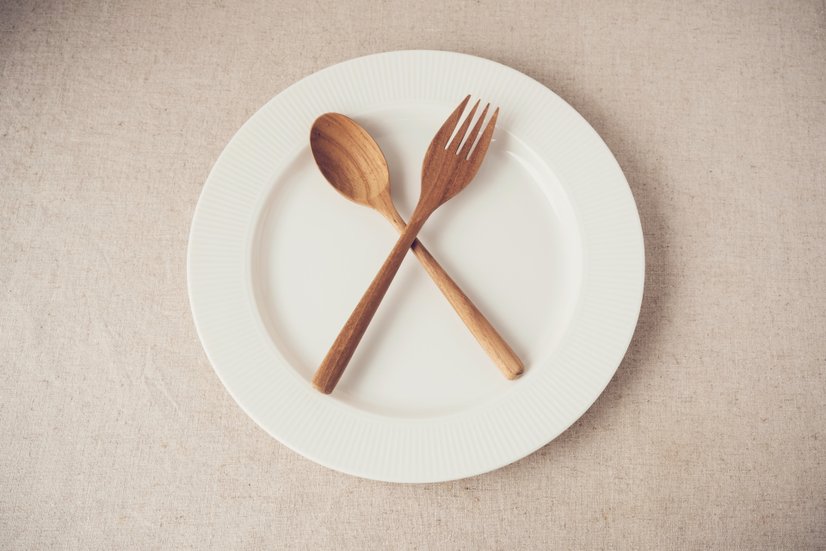 Fasten, Fastenzeit: Leerer Teller