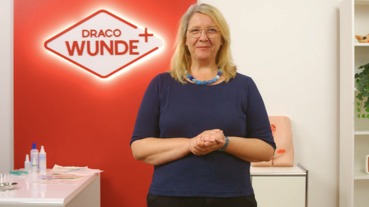 Versorgung eines infizierten Dekubitus