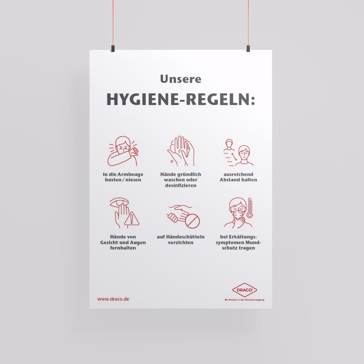 Vorschau Draco Plakat Hygieneregeln 