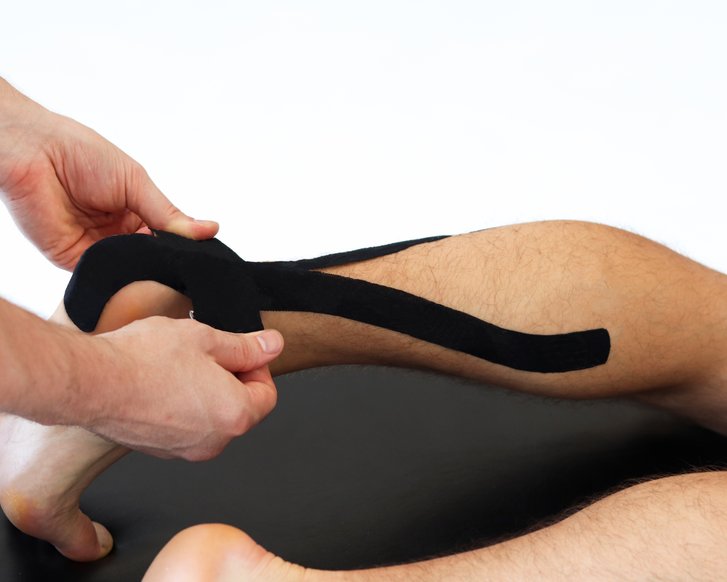 Achillessehne Taping Bild 2