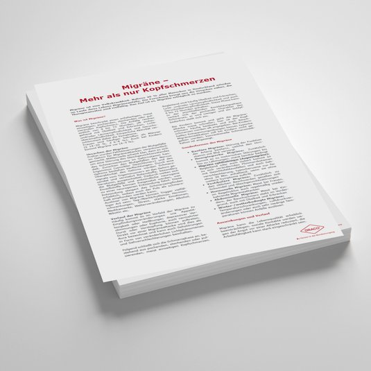 Vorschaubild Handout: Migräne – Mehr als nur Kopfschmerzen