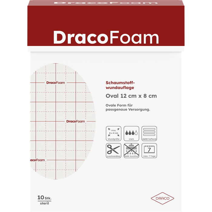 DracoFoam oval 12x8cm Packshot