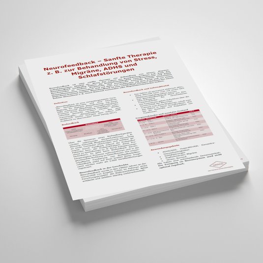 Vorschaubild Handout: Neurofeedback