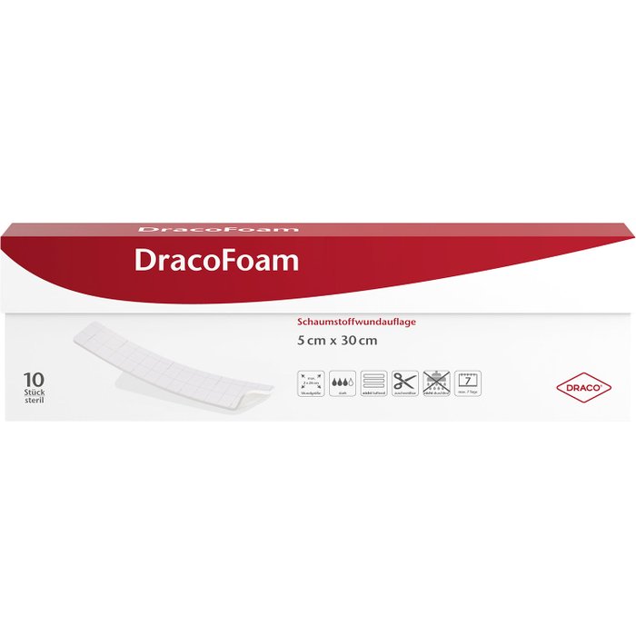 DracoFoam Schaumstoffwundauflage 5x30 cm Packshot