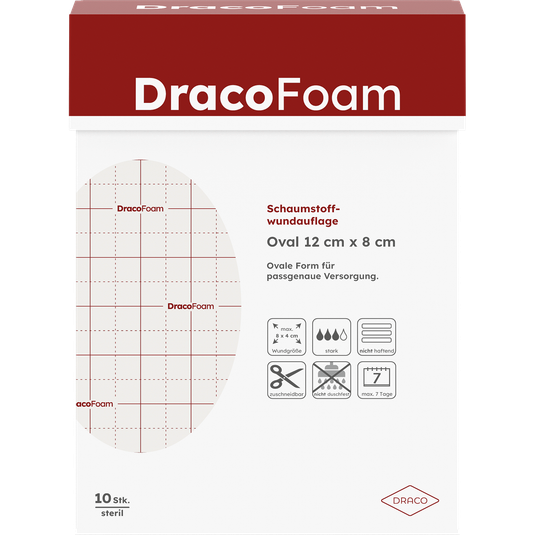 DracoFoam oval 12x8cm Packshot