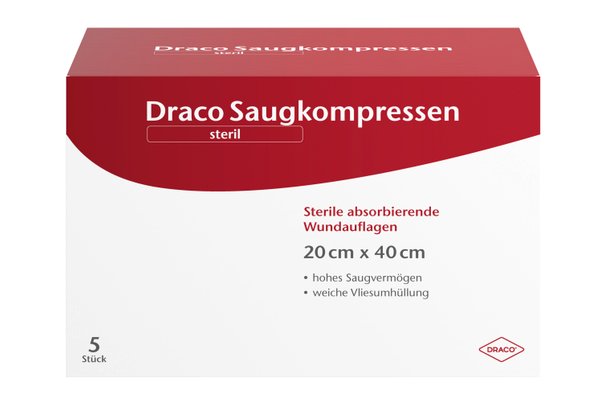 Große Saugkompresse 20x40cm, Packshot