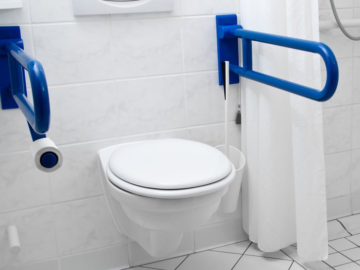 Barrierefreie Toilette zur Kontinenzförderung
