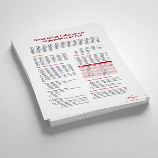 Handout: DFS, angiopathischer Fuß