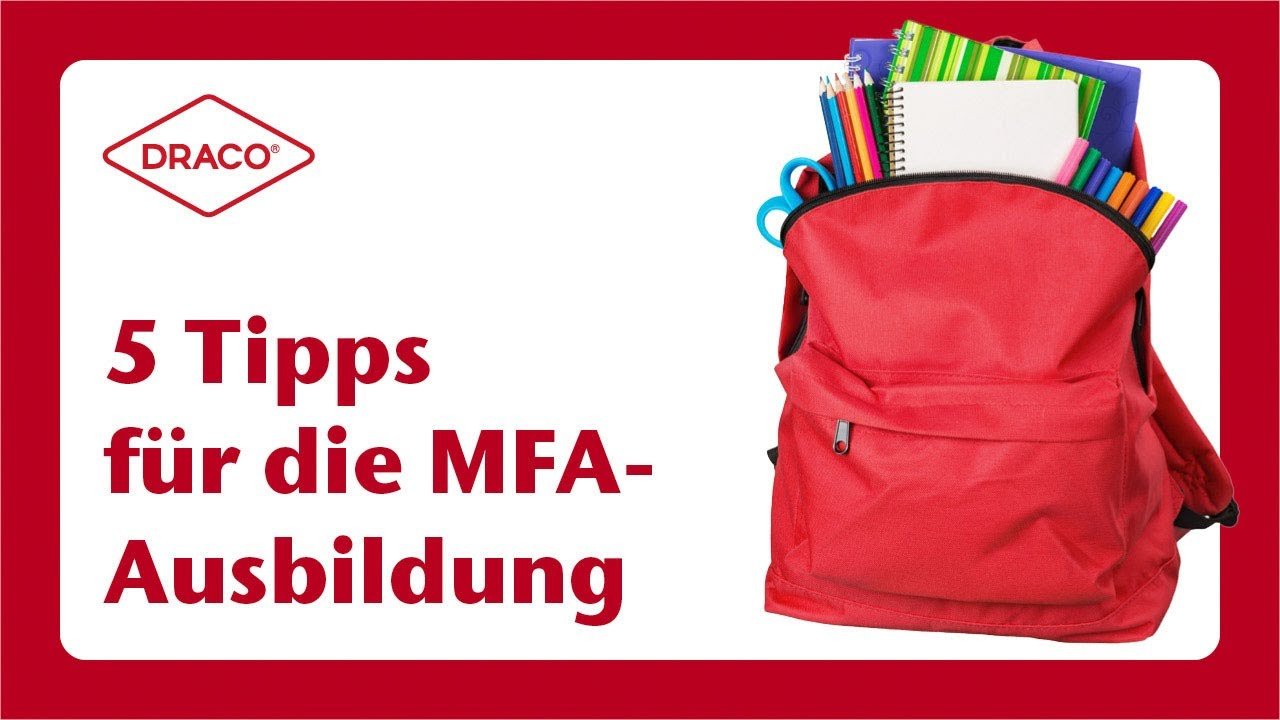 5 Tipps für die MFA-Ausbildung, Videovorschau