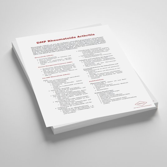 Vorschaubild Handout: DMP Rheumatoide Arthritis